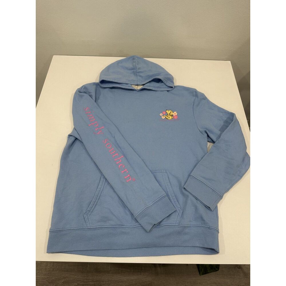 Simply Southern Youth  Hoodie "Just a Girl Who Loves Her Dog"